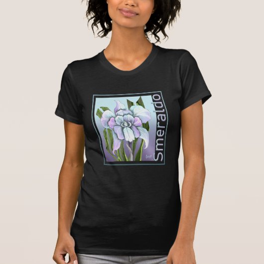 T-shirt Fleur Smeraldo (Devant)