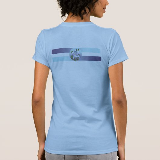 T-shirt Fleur Smeraldo (Dos)