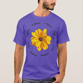 T-shirt Fleur soleil