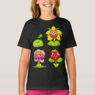 T-shirt Fleur sourire