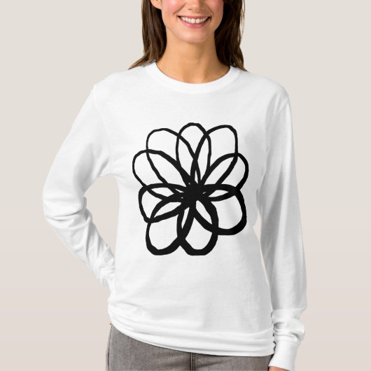 T-shirt Fleur spontanée (Devant)
