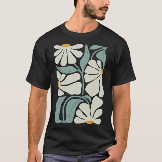 T-shirt Fleur subtile Kamala Harris Boho esthétique (Devant)