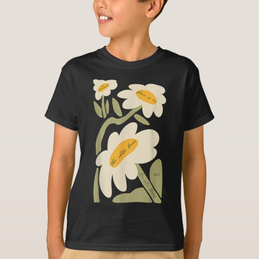 T-shirt Fleur subtile Kamala Harris Boho Floral (Devant)