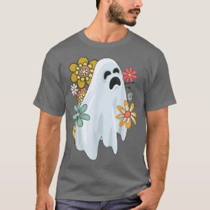 T-shirt Fleur Super Vintage Rétro Costume Halloween Cute