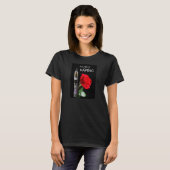 T-shirt Fleur Vapeur et rose (Devant entier)