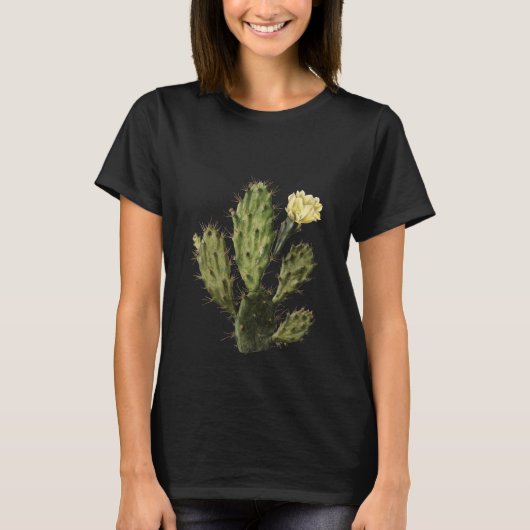 T-shirt Fleur Vintage Cactus (Devant)