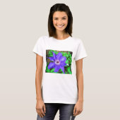 T-shirt Fleur violette Clematis (Devant entier)