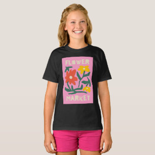 T-shirt fleuri 