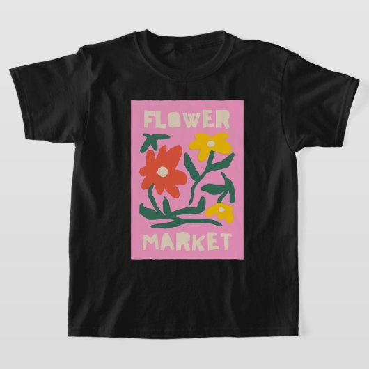 T-shirt fleuri (Poser)