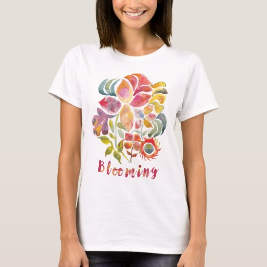 T-shirt fleuri (Devant)