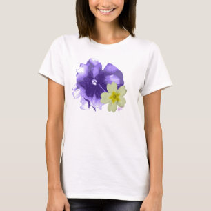 T-shirt fleuri et jaune doux Bella