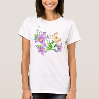 T-shirt fleuri pour fille