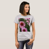 T-shirt fleuri rose (Devant entier)