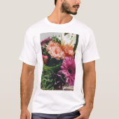 T-shirt fleurie unisexe graphique (Devant)