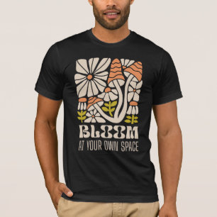 T-shirt Fleurir à votre propre rythme – Champignon rétro g
