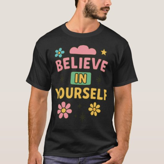 T-shirt Fleurir dans la croyance (Devant)