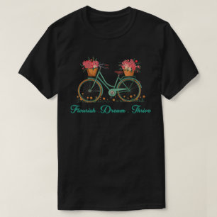 T-shirt Fleurir Rêve S'épanouir Floral Vélo 8647 Trump