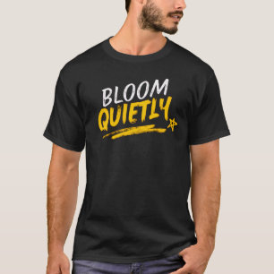 T-shirt Fleurir silencieusement – Tee-shirt graphique Croi
