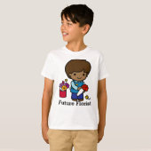 T-shirt Fleuriste aux fleurs (Devant entier)