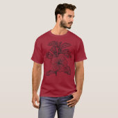 T-shirt Fleuriste Graphique Hibiscus (Devant entier)