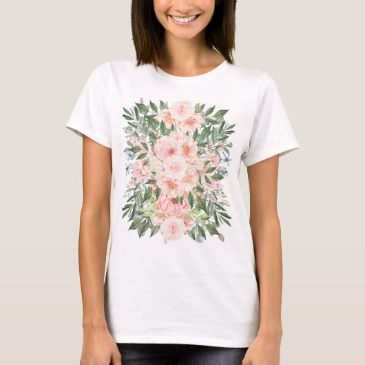T-shirt fleurs (Devant)
