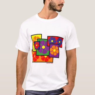 T-shirt fleurs