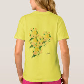 T-Shirt : Fleurs à ressort (Dos)