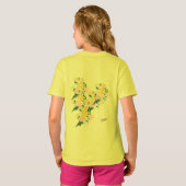 T-Shirt : Fleurs à ressort (Dos entier)