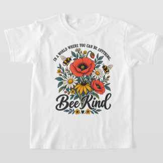 T-shirt Fleurs anciennes d'abeille et sauvages