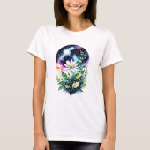 T-shirt Fleurs astrales (Devant)