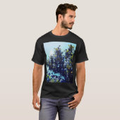 T-shirt Fleurs bleues (Devant entier)
