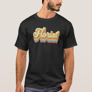 T-shirt Fleurs Botaniques Graphiques Rétro Jardinage Plant