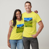 T-shirt Fleurs | Canton des Grisons de Dandelion, Suisse (Unisexe)