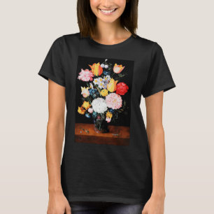 T-shirt Fleurs dans un navire en verre, Jan Brueghel le pl