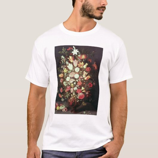 T-shirt Fleurs dans un vase (Devant)