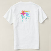 T-shirt Fleurs Danseuses Art Abstrait à Porter (Design dos)