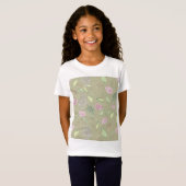T-Shirt Fleurs d'aquarelle festive 5 (Devant entier)