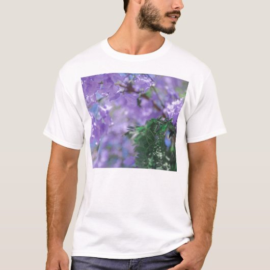 T-shirt Fleurs d'arbre pourpres Jacaranda (Devant)