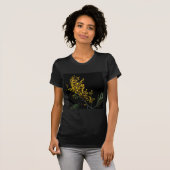 T-shirt Fleurs de bataille d'argent (Devant entier)