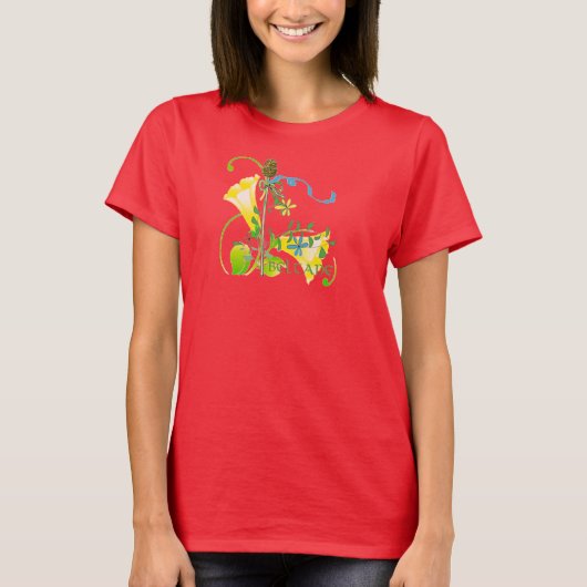 T-shirt Fleurs de Beltane (Devant)