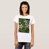 T-shirt Fleurs de Blackberry (Devant entier)