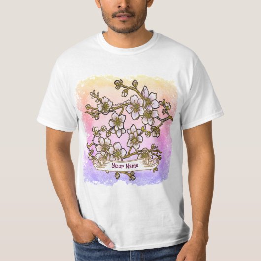 T-shirt Fleurs de cerisier (Devant)