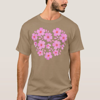 T-shirt Fleurs de cerisier Coeur Sakura