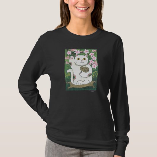 T-shirt Fleurs de cerisier douces Neko (Devant)