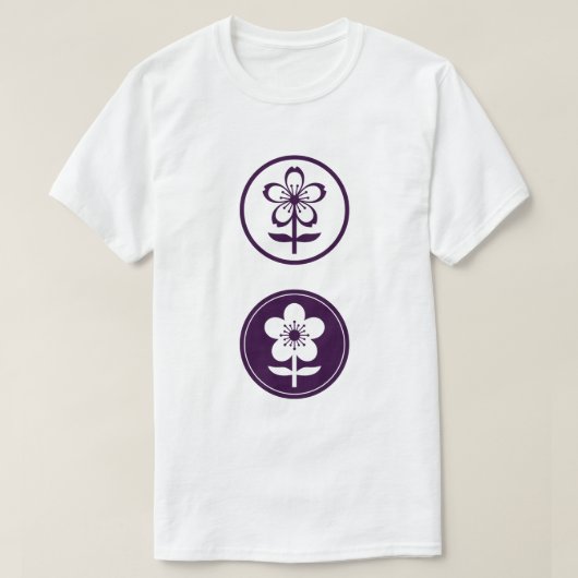 T-shirt fleurs de cerisier et de pomme (Design devant)