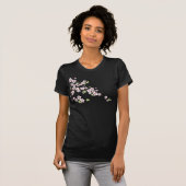 T-shirt Fleurs de cerisier roses molles (Devant entier)