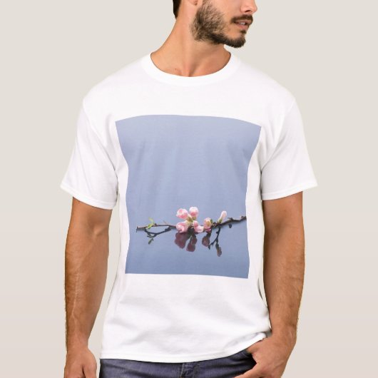 T-shirt Fleurs de cerisier sur l'eau (Devant)