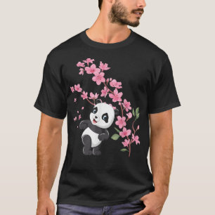T-shirt Fleurs de cerisiers Panda Cherryblossom Japon Fleu