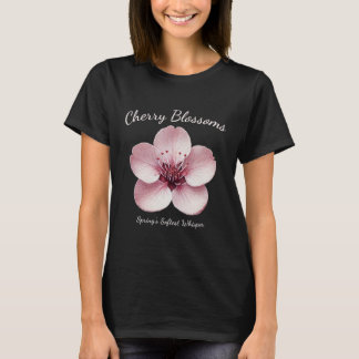 T-shirt Fleurs de cerisiers - Whisper le plus doux du prin