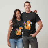 T-shirt Fleurs de chat Enfants Conception d'animaux de com (Unisexe)